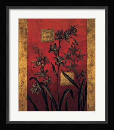 Framed Evening Silhouette I Print