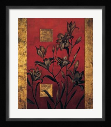 Framed Evening Silhouette II Print