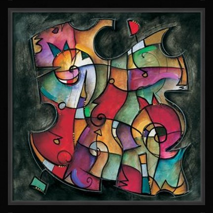 Framed Noir Duet I Print