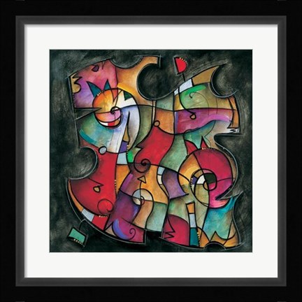 Framed Noir Duet I Print