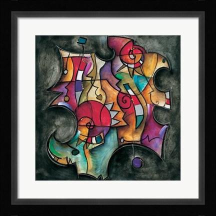 Framed Noir Duet II Print