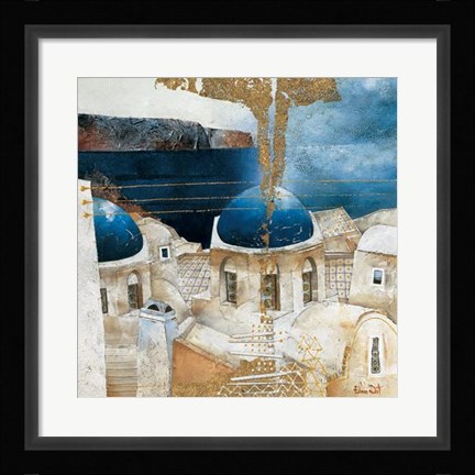 Framed Graffio Di Luce Print