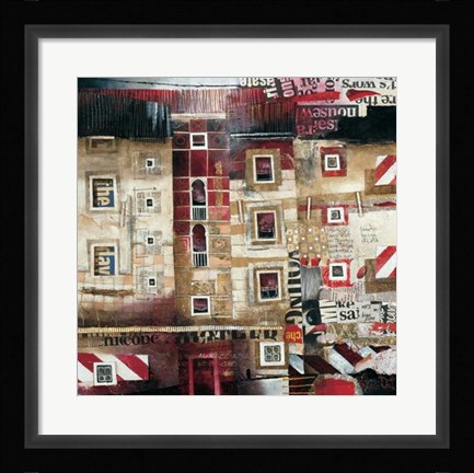 Framed Restauro In Facciata Print