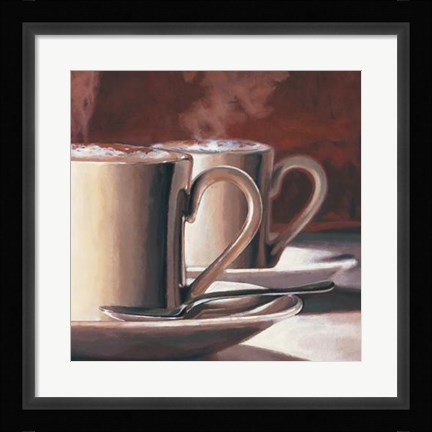 Framed Due Cappuccini Print