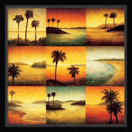 Framed Palm Perspectives Print