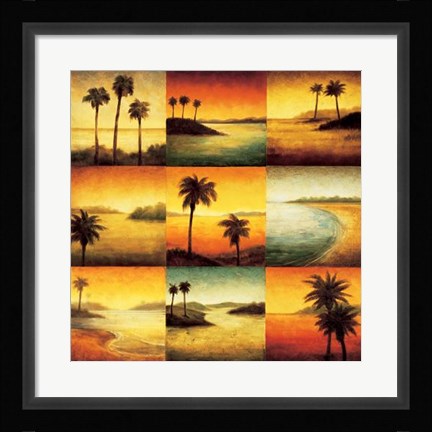 Framed Palm Perspectives Print