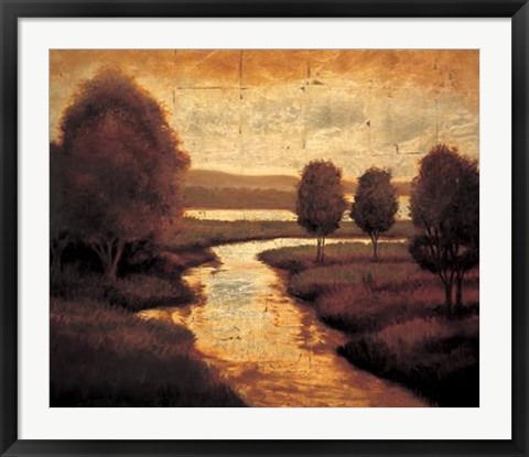 Framed Water's Edge II Print