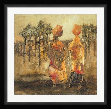 Framed Oasis I Print