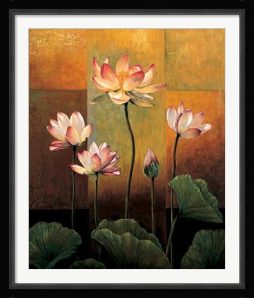 Framed Lotus Print