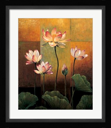 Framed Lotus Print