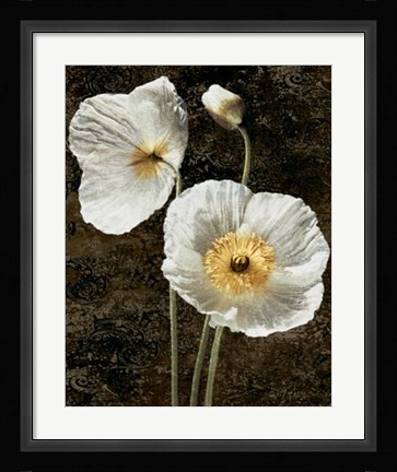 Framed Poppies I Print