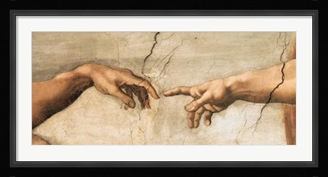 Framed Creazione Di Adamo Print