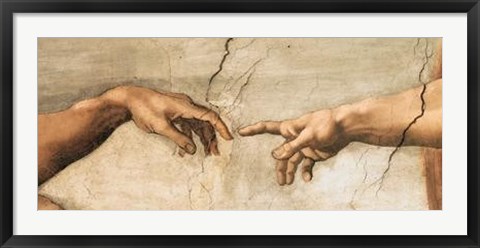 Framed Creazione Di Adamo Print
