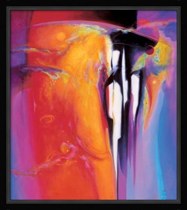 Framed Portals To An Island Universe Print