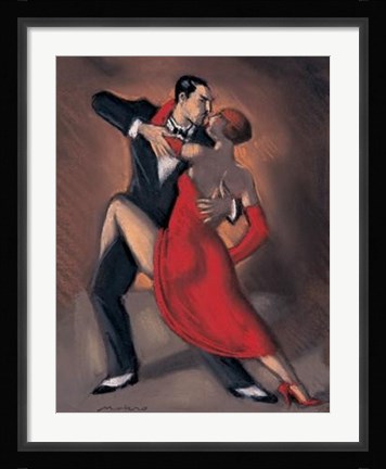 Framed Tango De Minuit Print