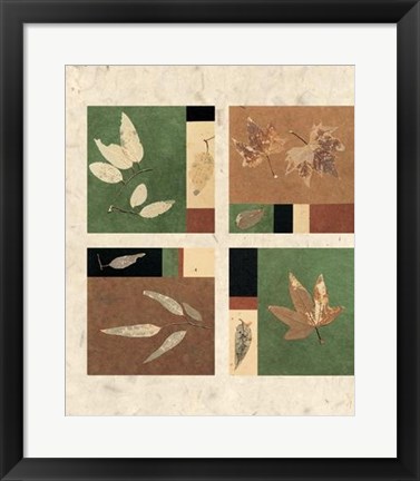 Framed Nature's Seasons I Print