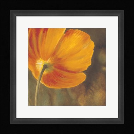 Framed Coquelicots Dans Le Soleil III Print