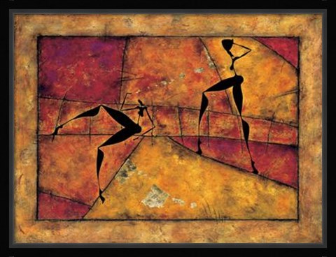 Framed Era Finita La Pioggia Print