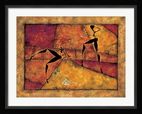 Framed Era Finita La Pioggia Print