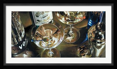 Framed Martini Bar Print