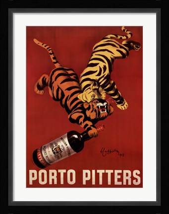Framed Porto Pitters Print