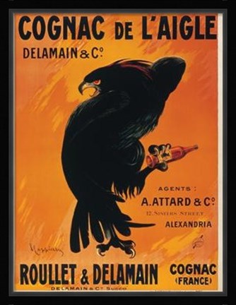 Framed Cognac De L'aigle Print