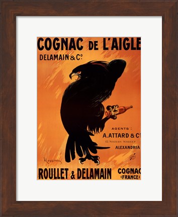 Framed Cognac De L&#39;aigle Print