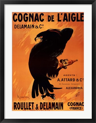 Framed Cognac De L&#39;aigle Print