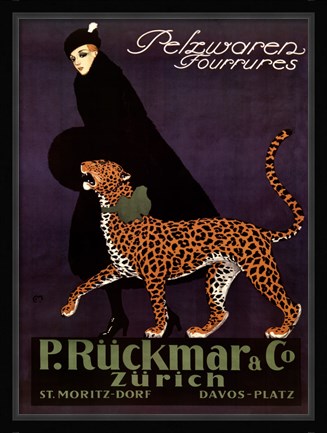 Framed P Ruckmar C, 1910 Print