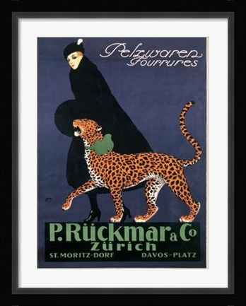 Framed P Rückmar C, 1910 Print