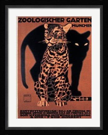 Framed Zoologischer Garten, 1912 Print
