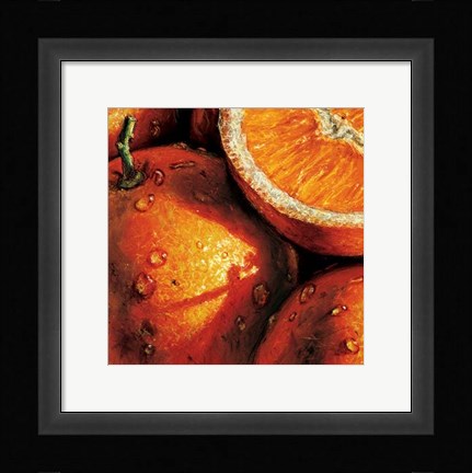 Framed Oranges Print