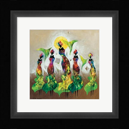 Framed Flexible Figures 2 Print