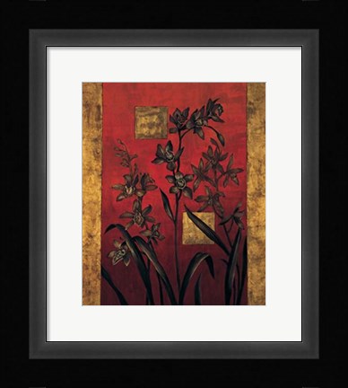 Framed Evening Silhouette I Print