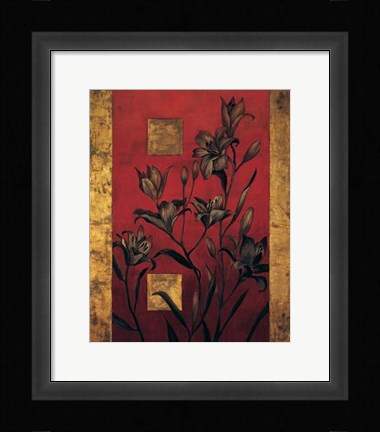 Framed Evening Silhouette II Print