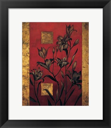 Framed Evening Silhouette II Print