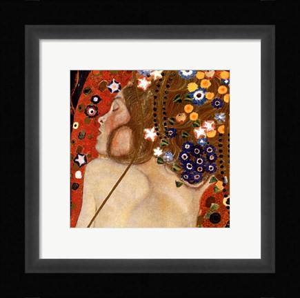 Framed Water Serpents II, c.1907 (detail of woman) Print