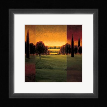 Framed Break Of Dawn I Print