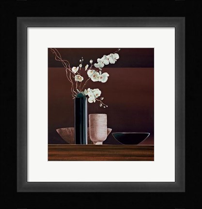 Framed Ikebana I Print