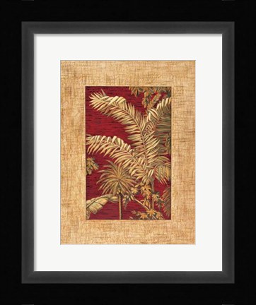 Framed Tropical I Print