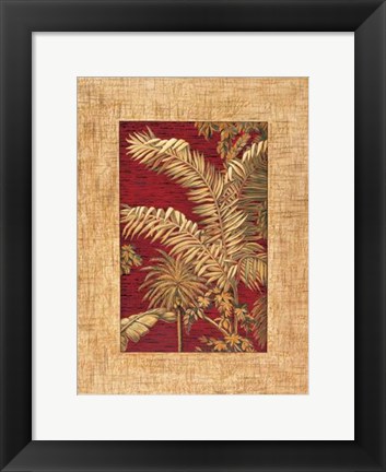 Framed Tropical I Print
