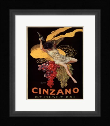Framed Cinzano, 1920 Print
