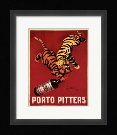Framed Porto Pitters Print