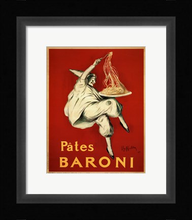 Framed Pates Baroni, 1921 Print