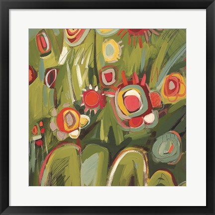 Framed Garden Folly I Print