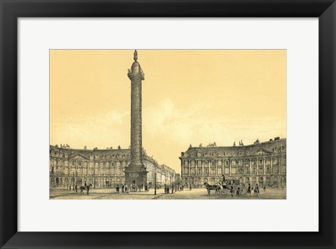 Framed Place Vendome Print