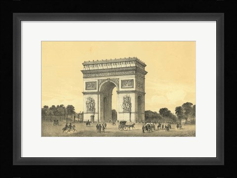 Framed Arc De Triomphe Print