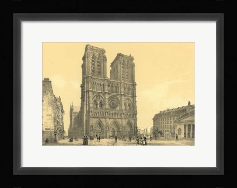 Framed Notre Dame Print
