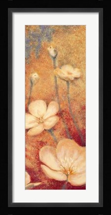 Framed Floral Poetry II Print