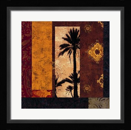 Framed Moroccan Nights II Print